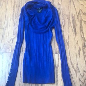 Blue Long Sleeve Sweater